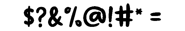Mango Day Duo1 Font OTHER CHARS