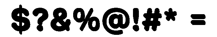 Mango Marshmallow Font OTHER CHARS