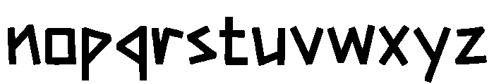 Mango Snack Regular Font LOWERCASE