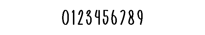 Mango Stencil Font OTHER CHARS