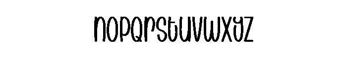 Mango Stencil Font UPPERCASE