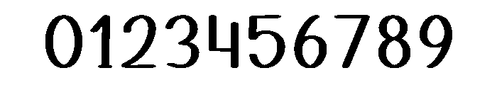 Mango Thick Font OTHER CHARS