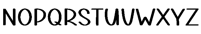 Mango Thick Font LOWERCASE