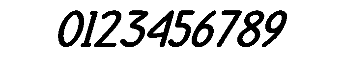 MangoNotes Italic Font OTHER CHARS