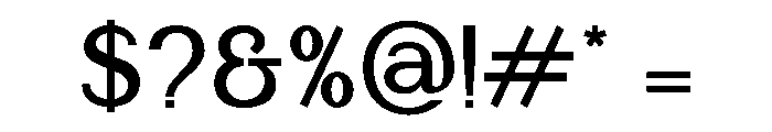 Manguesy-Bold Font OTHER CHARS