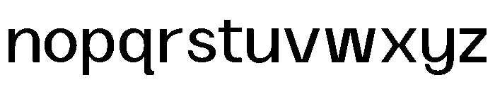 Manguesy-Bold Font LOWERCASE