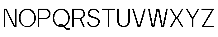 Manguesy Extra Light Font UPPERCASE
