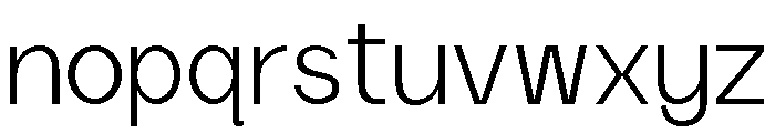 Manguesy Extra Light Font LOWERCASE