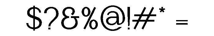 Manguesy-Regular Font OTHER CHARS