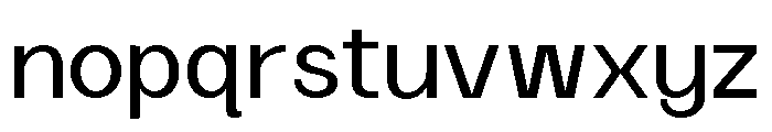 Manguesy Semi Bold Font LOWERCASE