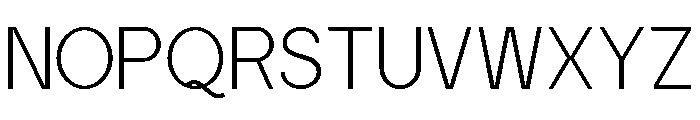 Manguesy-Thin Font UPPERCASE