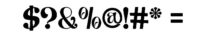 Mangut Regular Font OTHER CHARS