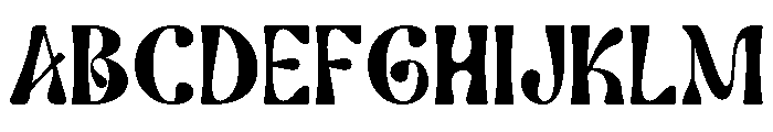 Mangut Regular Font UPPERCASE