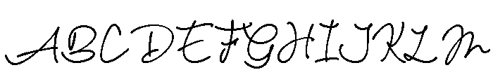 Manhatan Regular Font UPPERCASE
