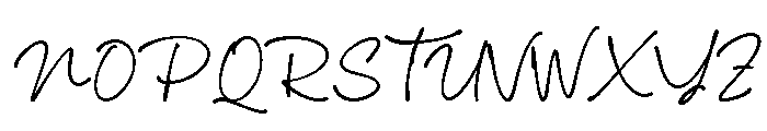 Manhatan Regular Font UPPERCASE