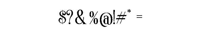 Manierlich-Regular Font OTHER CHARS