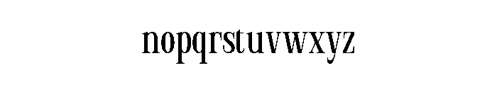 Manierlich-Regular Font LOWERCASE