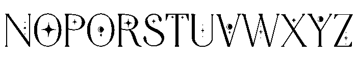 Maning moon Font UPPERCASE