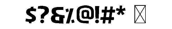 Maniqen Font OTHER CHARS