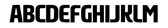 Maniqen Font UPPERCASE