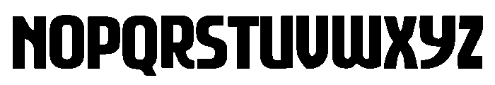 Maniqen Font UPPERCASE