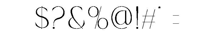 Manis Font OTHER CHARS