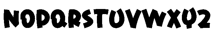 Manly Friend Font UPPERCASE