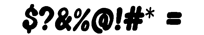 Manly_Makes Font OTHER CHARS
