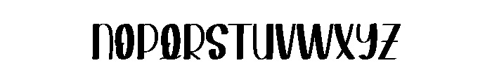 Manly Font LOWERCASE