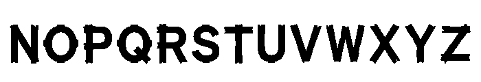 Manny Regular Font UPPERCASE