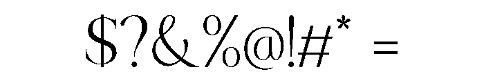 Manolisa Regular Font OTHER CHARS