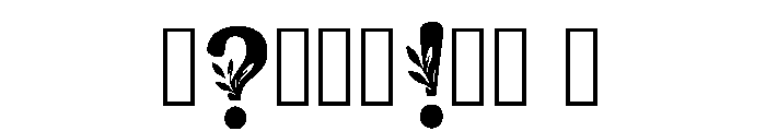 Manor Regular Font OTHER CHARS