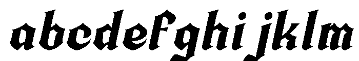 Mantela Italic FONT