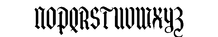 Manulor Font UPPERCASE