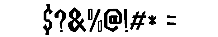 Maoni Regular Font OTHER CHARS