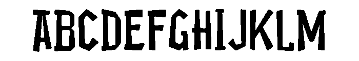 Maoni Regular Font UPPERCASE