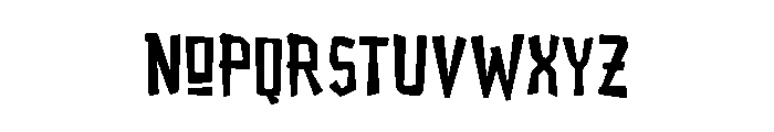 Maoni Regular Font LOWERCASE