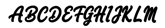 Maoshelly Font UPPERCASE