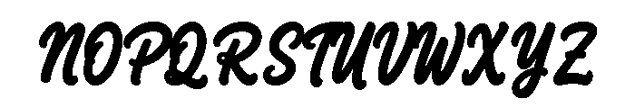 Maoshelly Font UPPERCASE