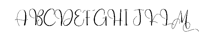 Maphila Font UPPERCASE