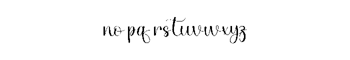 Maphila Font LOWERCASE