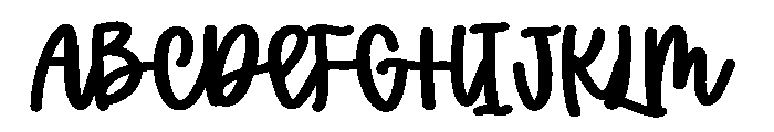 Maple Mingle Font UPPERCASE