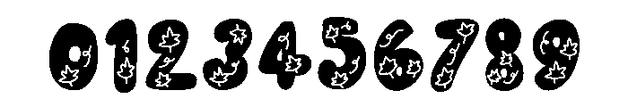 Maple leaf Font OTHER CHARS