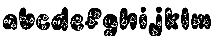 Maple leaf FONT