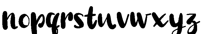 Maple wild Font LOWERCASE