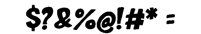 Mapsy Boldsy Regular Font OTHER CHARS