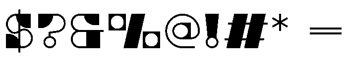 Marathon Torch Font OTHER CHARS