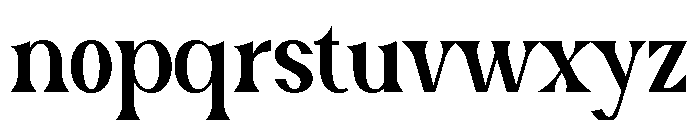 Marble Branch Regular Font LOWERCASE