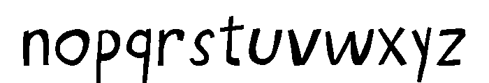 Marble Spring Font LOWERCASE