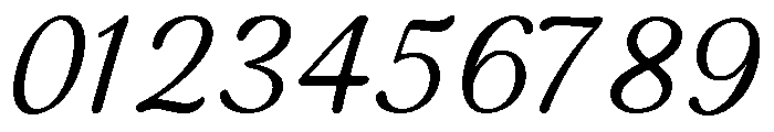 Marcelia Regular Font OTHER CHARS